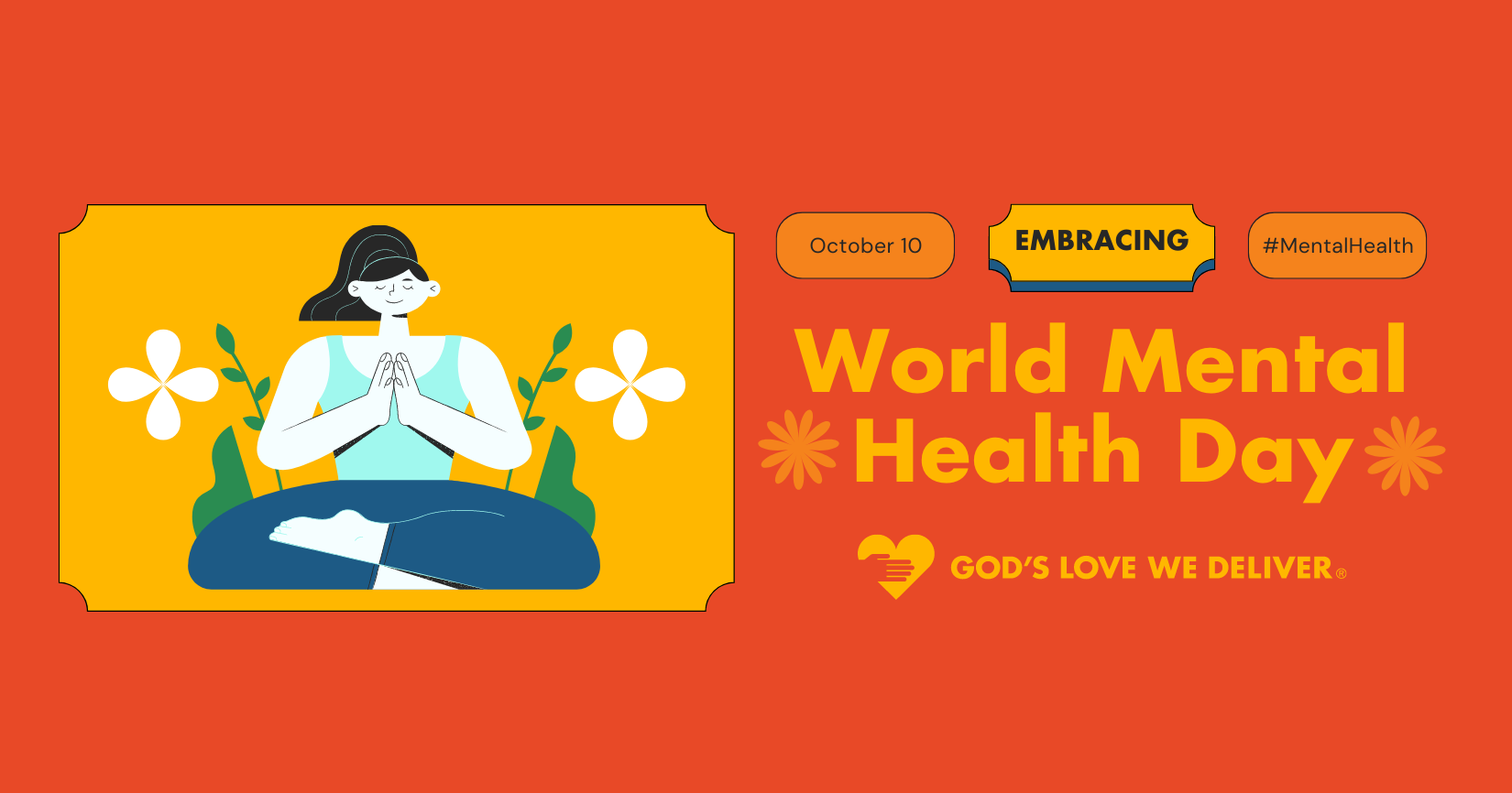 Commemorating World Mental Health Awareness Day - God's Love We Deliver ...